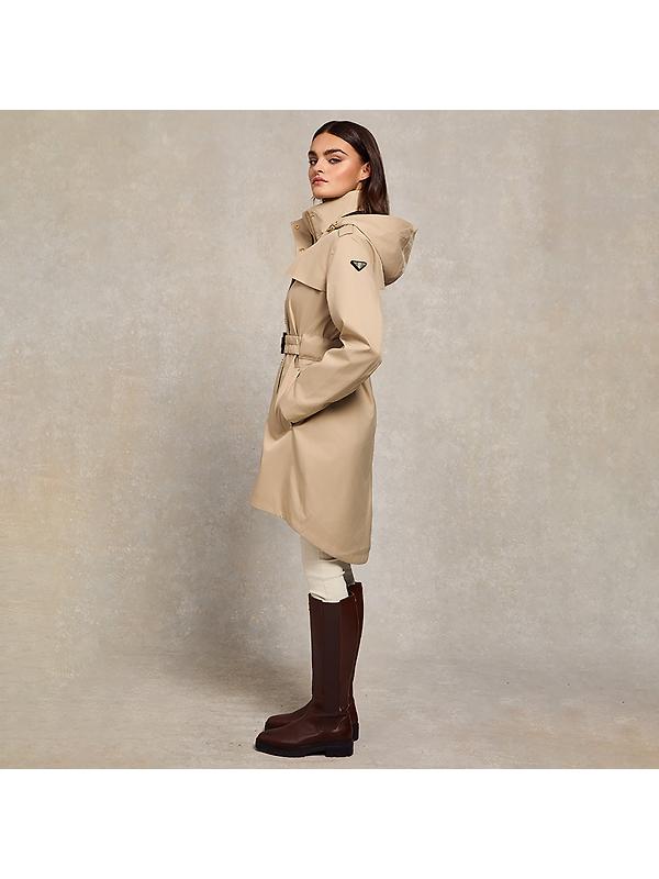 Holland Cooper Women's Rosedale Waterproof Parka - Stone Image 3