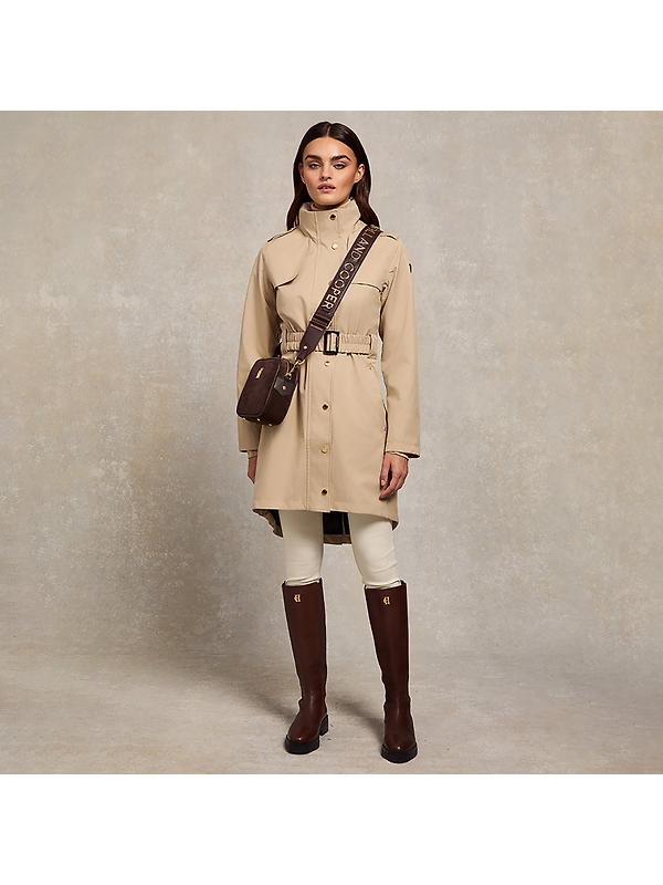 Holland Cooper Women's Rosedale Waterproof Parka - Stone Image 4