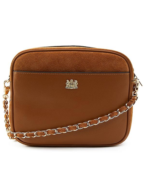 Holland Cooper Women's Soho Camera Bag - Tan Suede Image 5