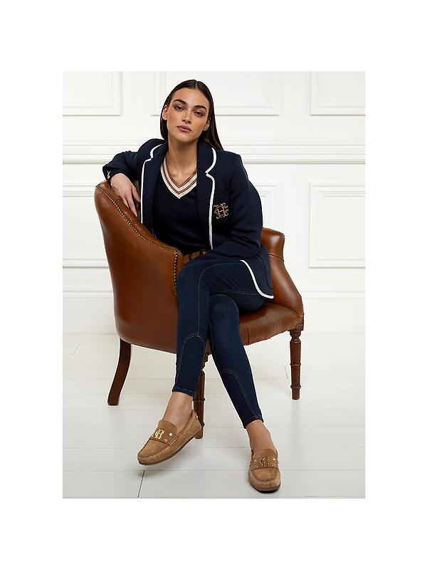 Holland Cooper Women's The Driving Loafer - Taupe Image 6