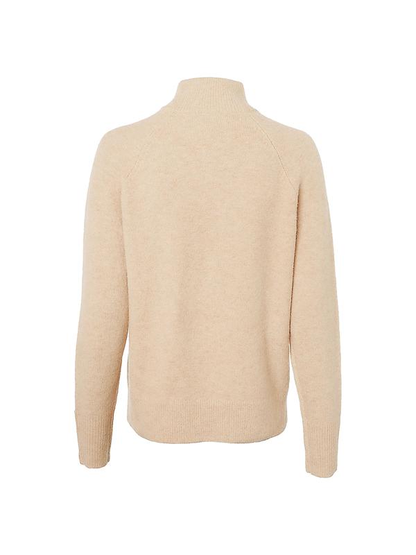 Holland Cooper Women's Tori Quarter Zip Knit - Camel Image 6