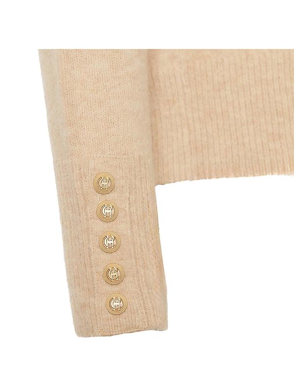 Holland Cooper Women's Tori Quarter Zip Knit - Camel Image 8