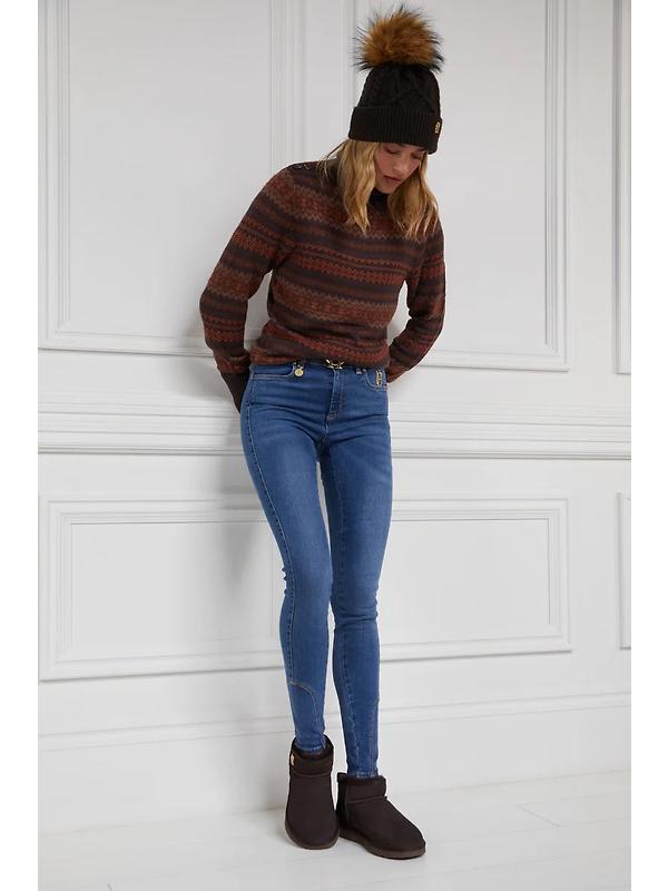 Holland Cooper Women's Ultra Mini Shearling Boots - Chocolate Image 5