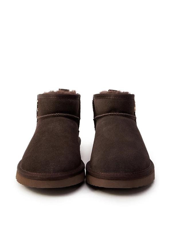 Holland Cooper Women's Ultra Mini Shearling Boots - Chocolate Image 6