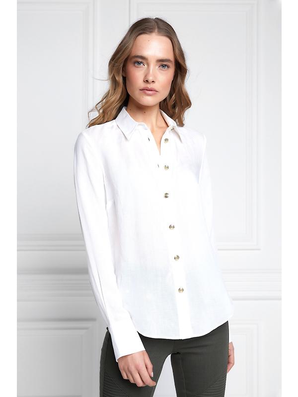 Holland Cooper Women's Classic Shirt - White Image 7