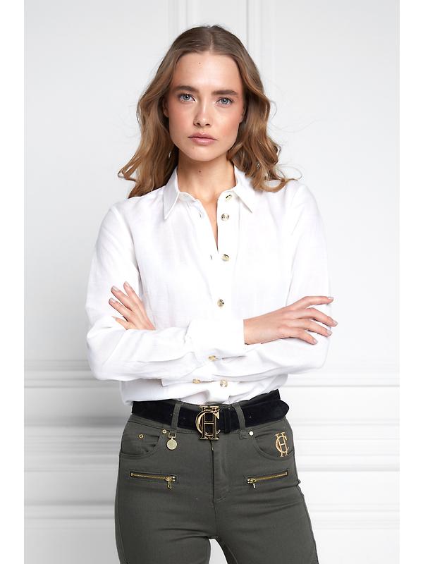 Holland Cooper Women's Classic Shirt - White Image 5
