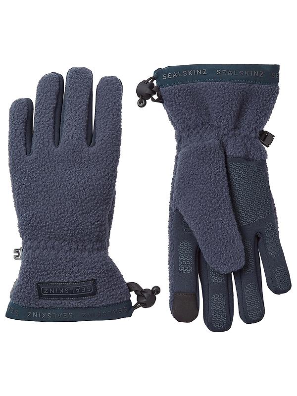 Sealskinz Hoveton Waterproof Sherpa Fleece Gloves - Navy Image 1