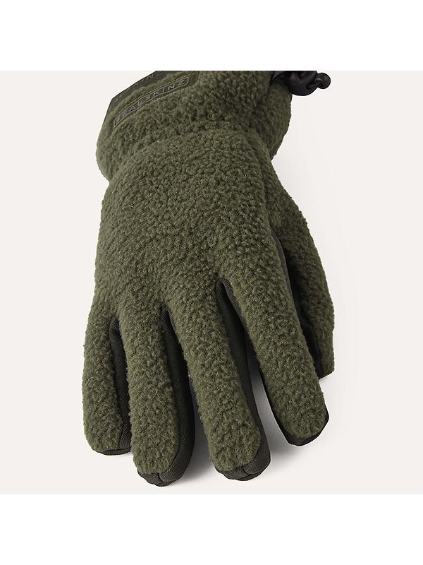 Sealskinz Hoveton Waterproof Sherpa Fleece Gloves - Olive Image 3