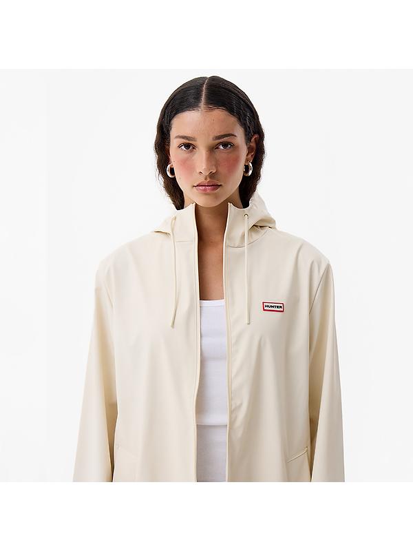 Hunter Andrea PU Rain Coat - Antique White Image 4