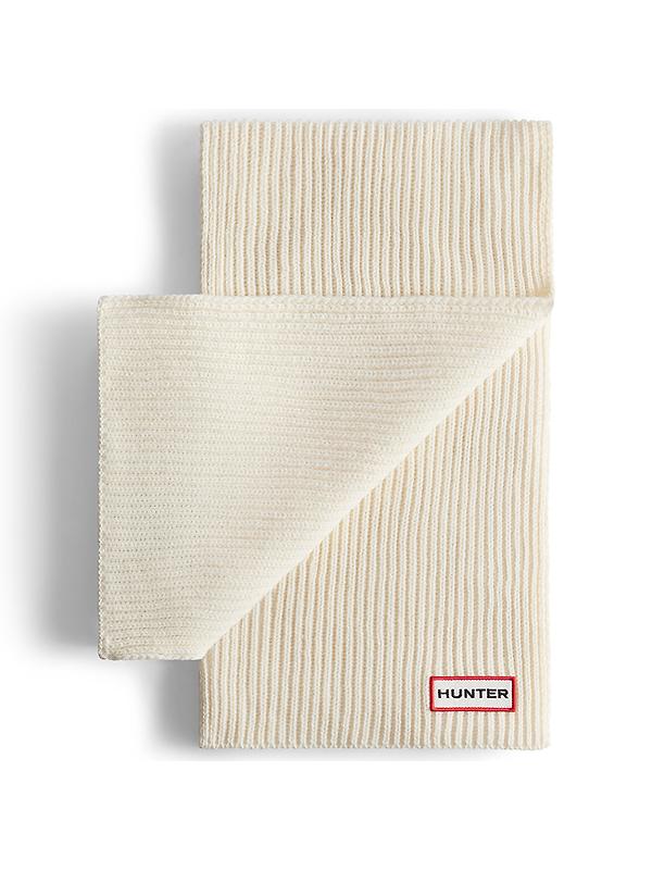 Hunter Jura Scarf and Beanie Box Set - Antique White Image 3