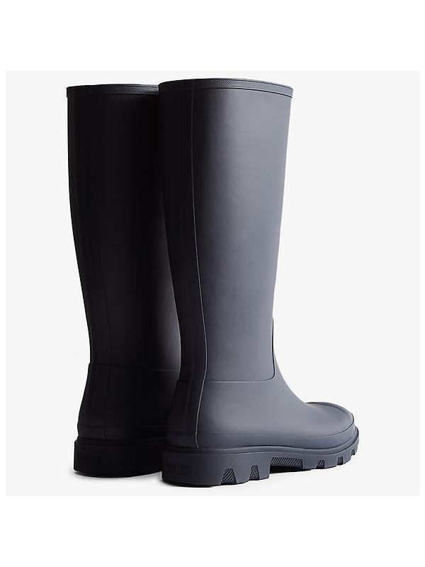 Hunter Men's Downpour Tall Wellington Boots - Navy Image 3