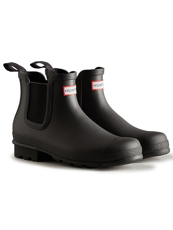 Hunter Men's Original Chelsea Boots - Black Image 2