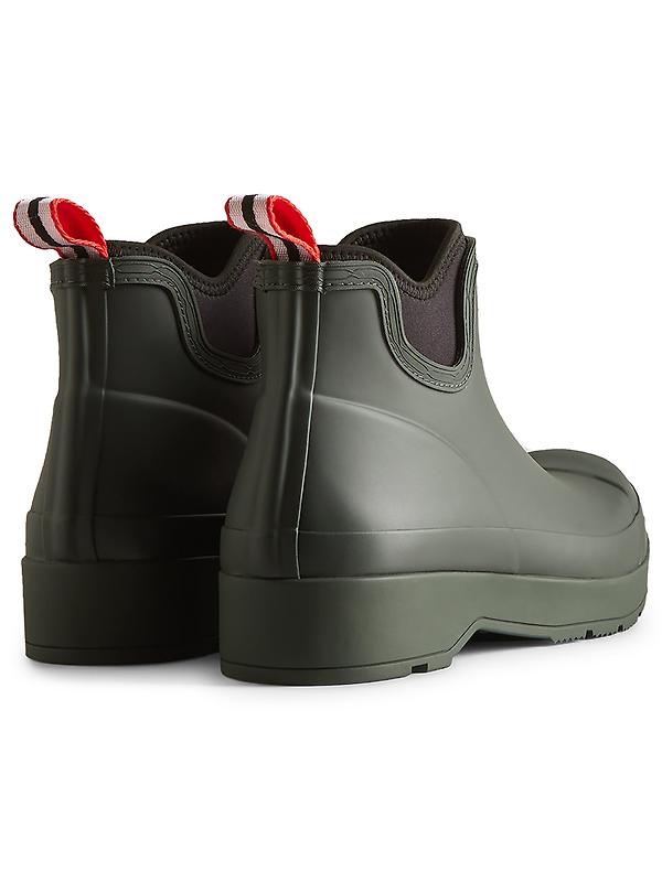 Hunter Men's Play Neoprene Chelsea Boots - Arctic Moss Image 3