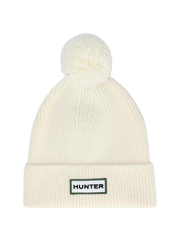 Product image of Hunter Skye Pom Pom Beanie - Antique White