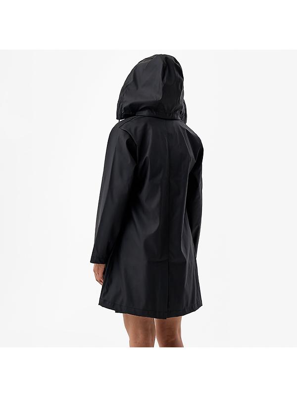 Hunter Women's Benja Rain Coat - Jet Black Image 3