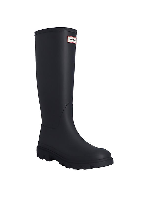 Hunter Women's Downpour Tall Wellington Boots - Navy Image 2