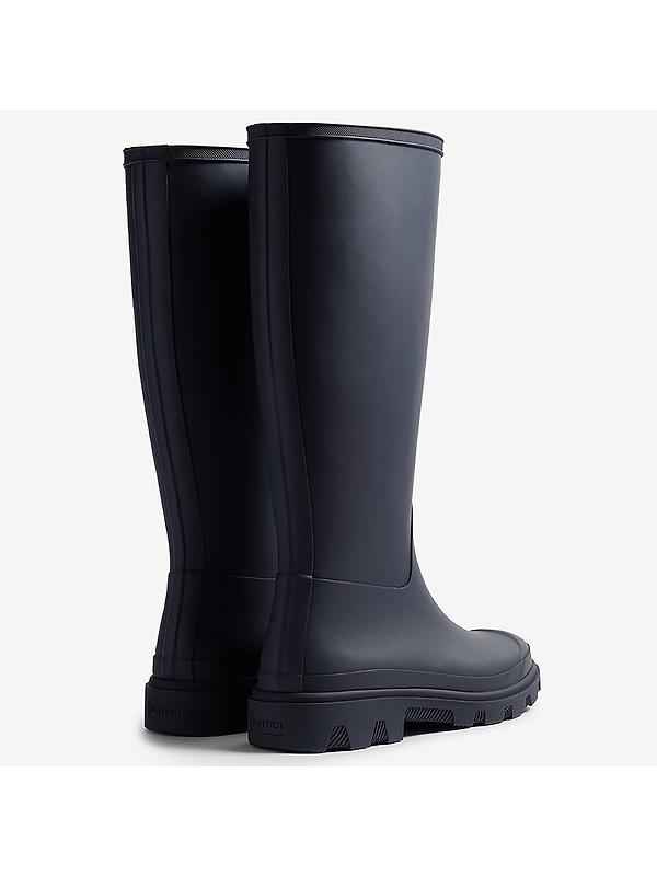Hunter Women's Downpour Tall Wellington Boots - Navy Image 4