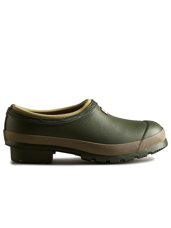 Product image of Hunter Women's Gardener Clogs - Dark Olive/Clay