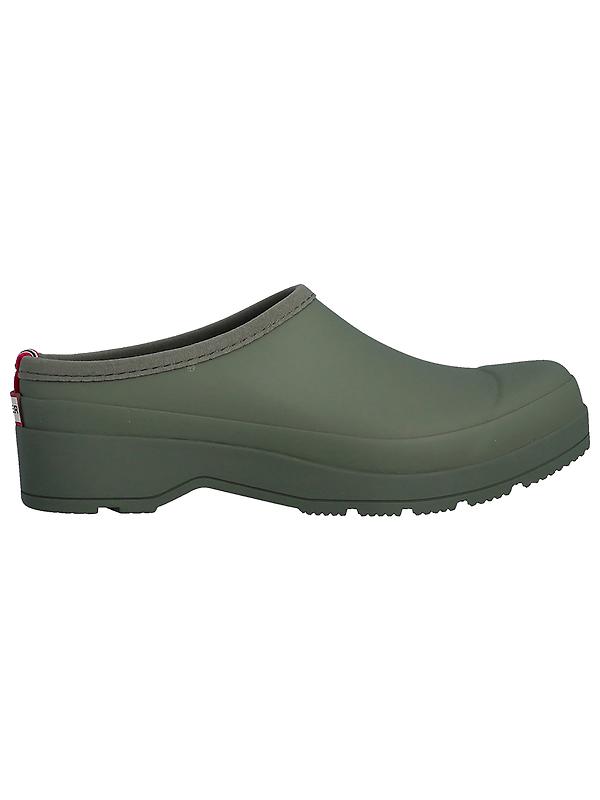 Hunter Women's Play Clogs - Lichen Green Image 1