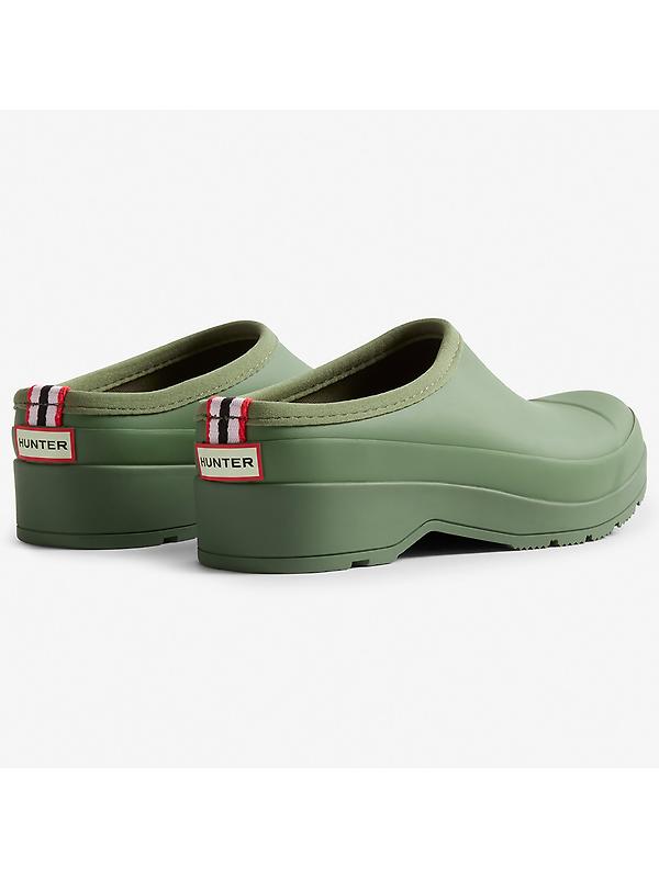 Hunter Women's Play Clogs - Lichen Green Image 4