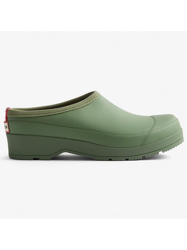 Hunter Women's Play Clogs - Lichen Green Image 6