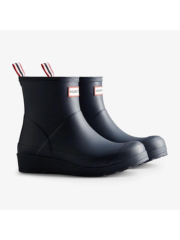 Hunter Women's Play Short Wellington Boots - Valtameri Blue Image 2