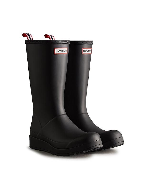 Hunter Women's Play Tall Wellington Boots - Black Image 2