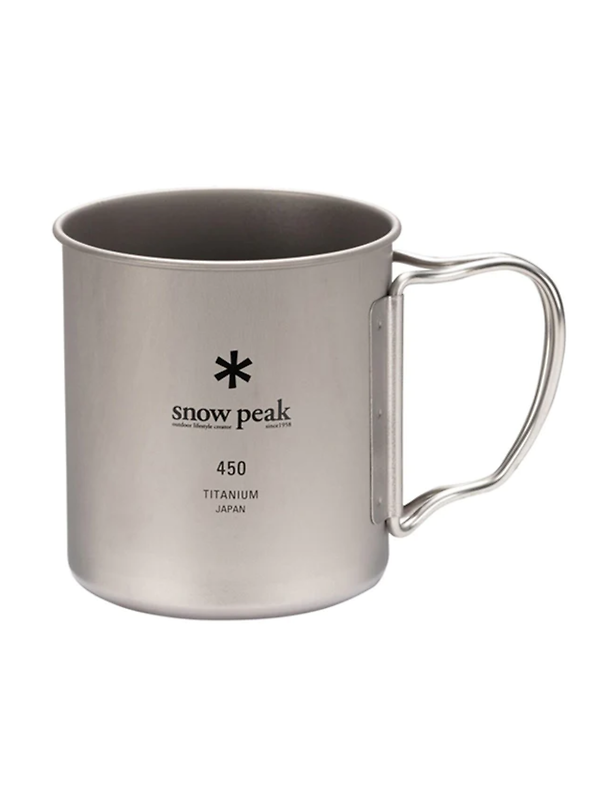 Snow Peak Titanium Single Wall 450 Mug Image 1