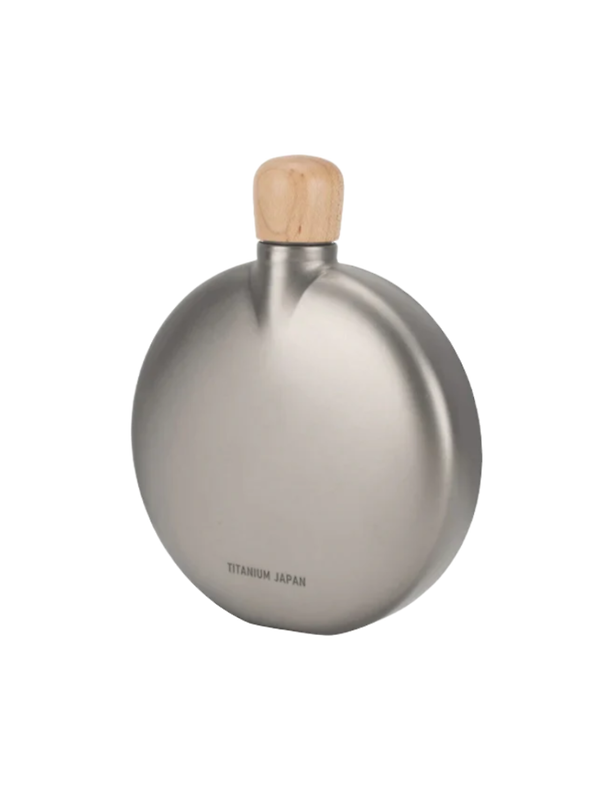 Snow Peak Titanium Curved Flask Product Image