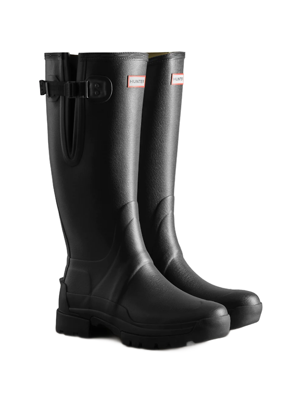 Hunter Men's Balmoral Adjustable Neoprene Wellington Boots - Black Image 2