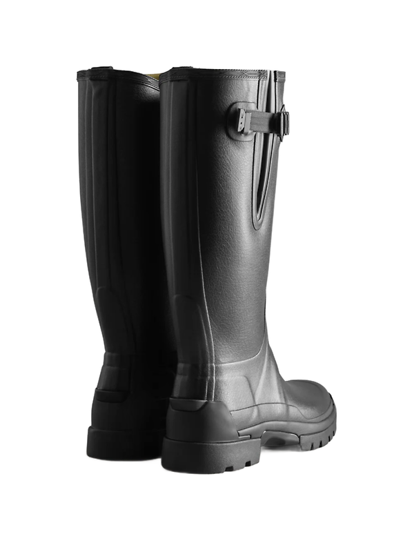 Hunter Men's Balmoral Adjustable Neoprene Wellington Boots - Black Image 3