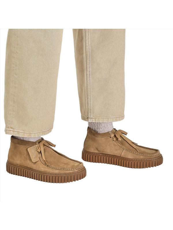 Clarks Men's Torhill Hi Boots - Dark Sand Suede Image 7