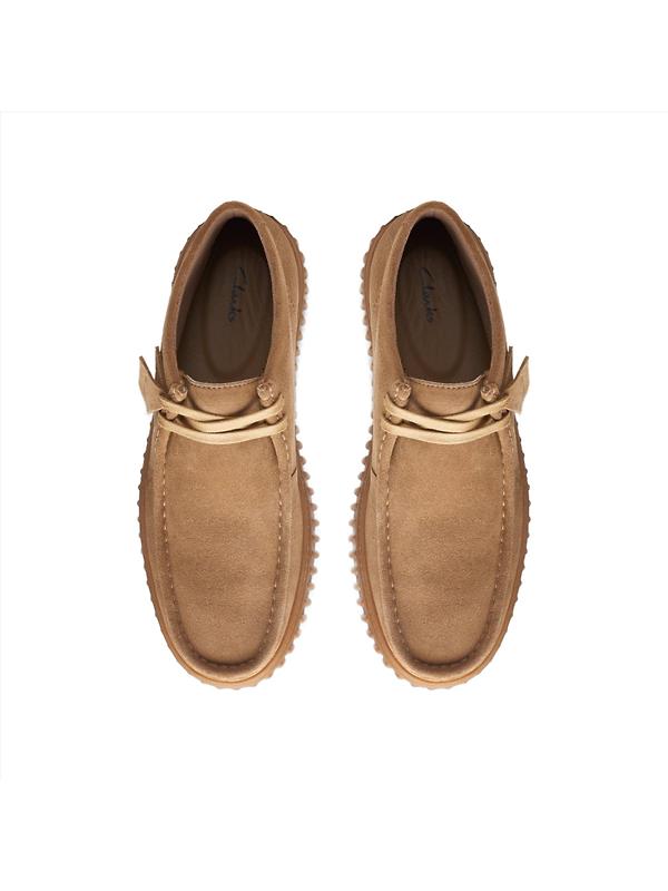 Clarks Men's Torhill Hi Boots - Dark Sand Suede Image 5