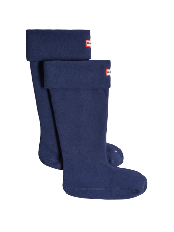 Product image of Hunter Recycled Fleece Cuff Tall Boot Socks - Navy