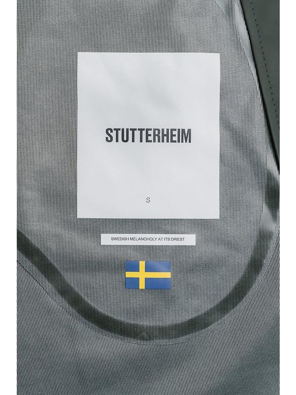 Stutterheim Stockholm Lightweight Raincoat - Green Image 4