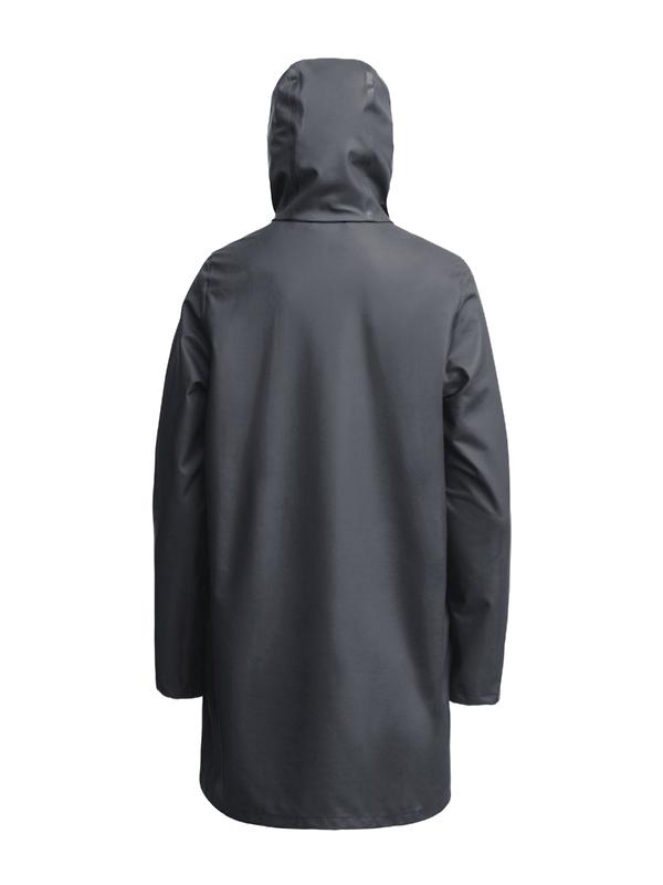 Stutterheim Stockholm Lightweight Raincoat - Charcoal Image 2