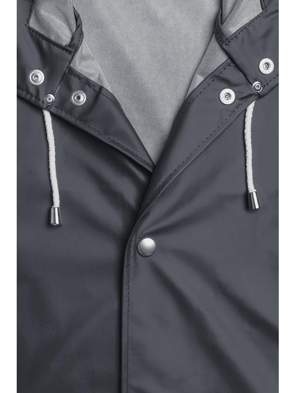 Stutterheim Stockholm Lightweight Raincoat - Charcoal Image 4
