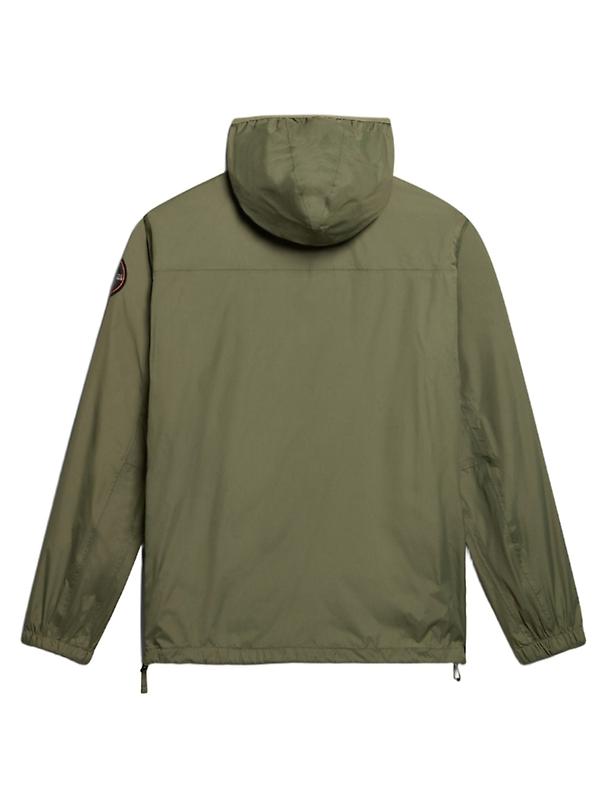 Napapijri Rainforest Ripstop Anorak Jacket - Green Lichen Image 2