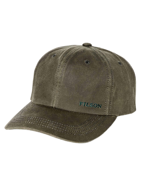 Filson Oil Tin Low-Profile Logger Cap - Otter Green Image 1