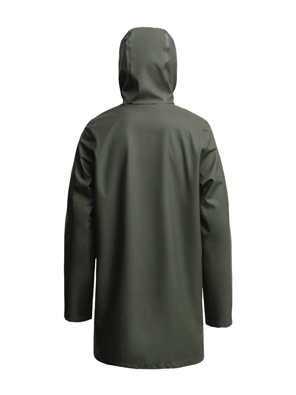 Stutterheim Stockholm Lightweight Raincoat - Green Image 2