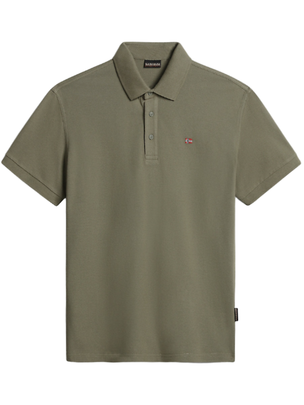 Napapijri Men's Eolanos Polo Shirt - Green Lichen Product Image