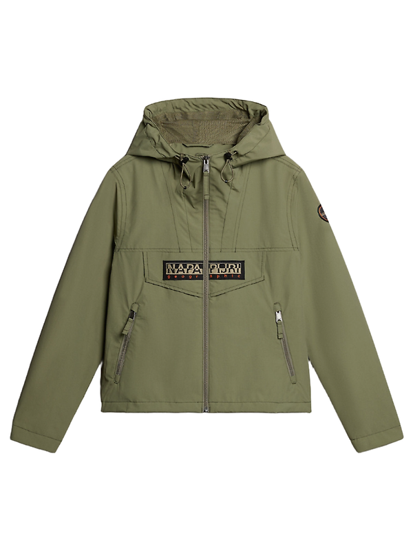 Napapijri Women's Rainforest Open Summer Jacket - Green Lichen Image 1