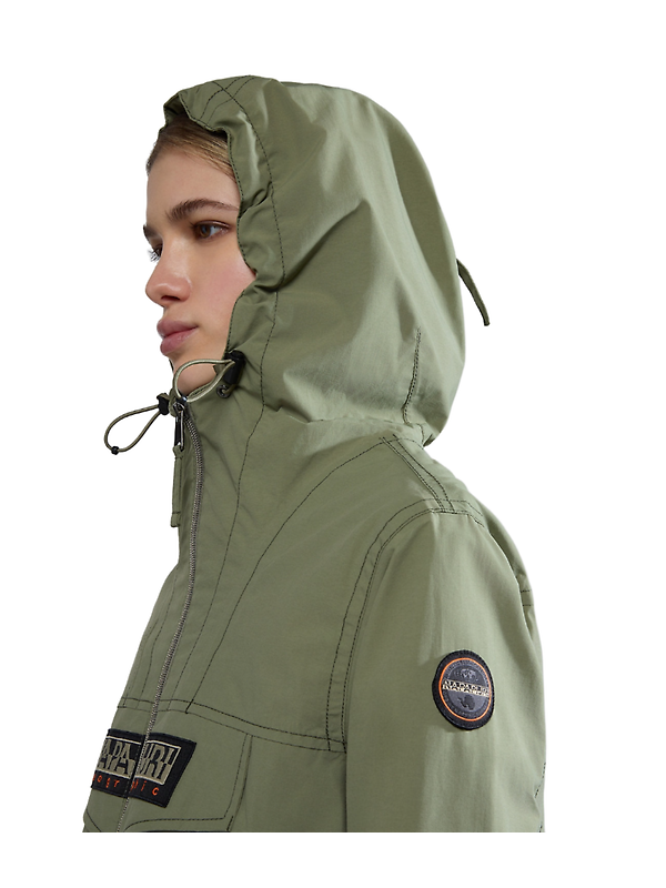 Napapijri Women's Rainforest Open Summer Jacket - Green Lichen Image 6
