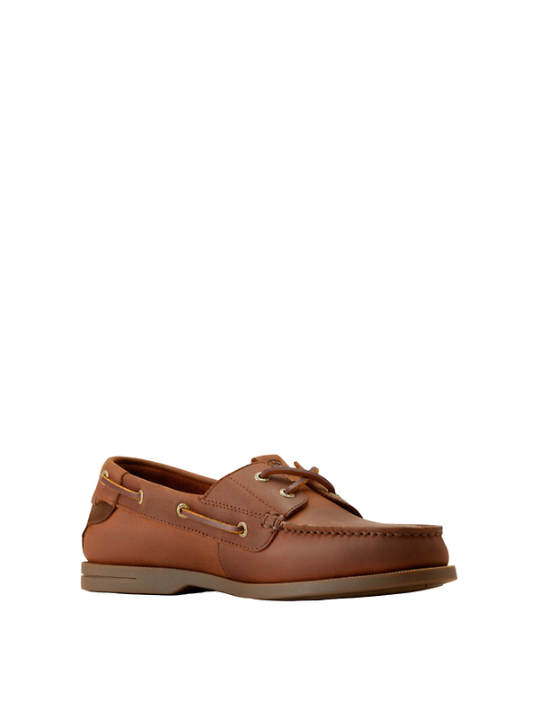 Ariat Men's Antigua Boat Shoes - Bridle Brown Image 3