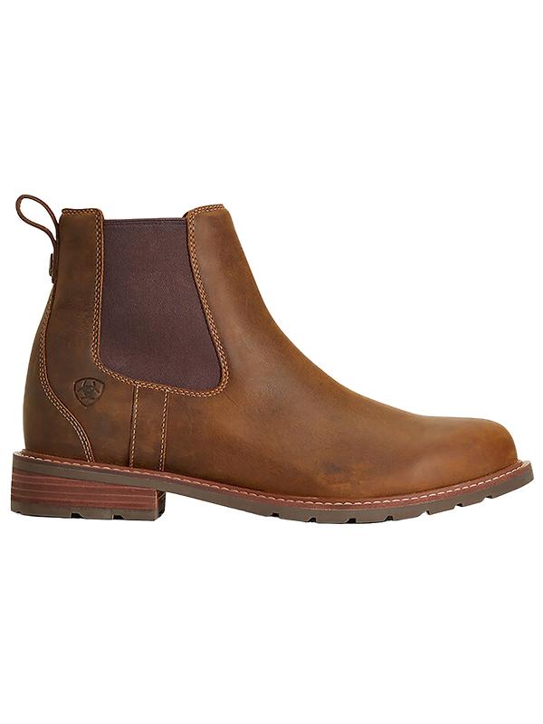 Ariat Men's Wexford Waterproof Chelsea Boots - Weathered Brown Image 1