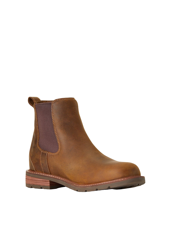 Ariat Men's Wexford Waterproof Chelsea Boots - Weathered Brown Image 2