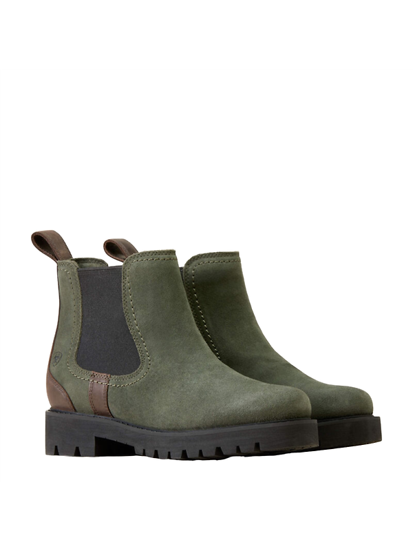 Ariat Women's Wexford Lug Waterproof Chelsea Boot - Forest Night Image 3