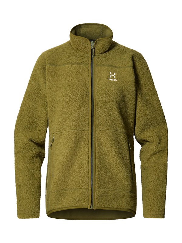 Haglöfs Women's Mossa Pile Jacket - Olive Green Product Image