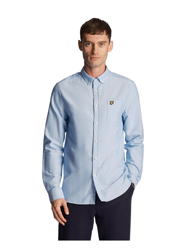 Product image of Lyle & Scott Men's Lightweight Oxford Shirt - Riviera