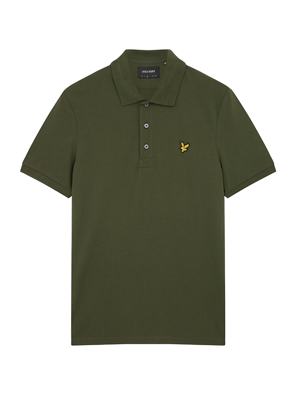 Lyle & Scott Men's Essential Plain Polo Shirt - Olive Image 4